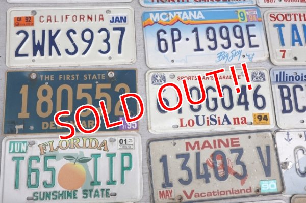 画像3: dp-230518-02 United States of America License Plates Full Set