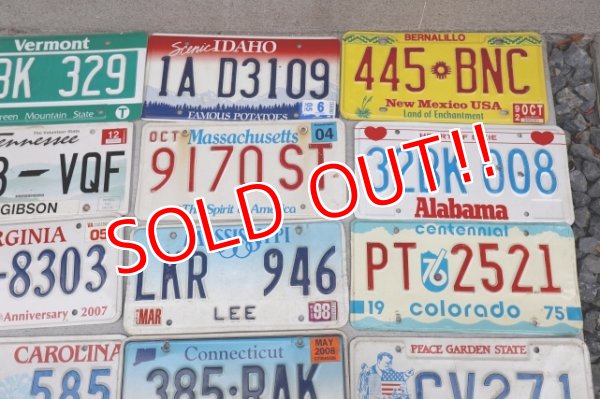 画像7: dp-230518-02 United States of America License Plates Full Set