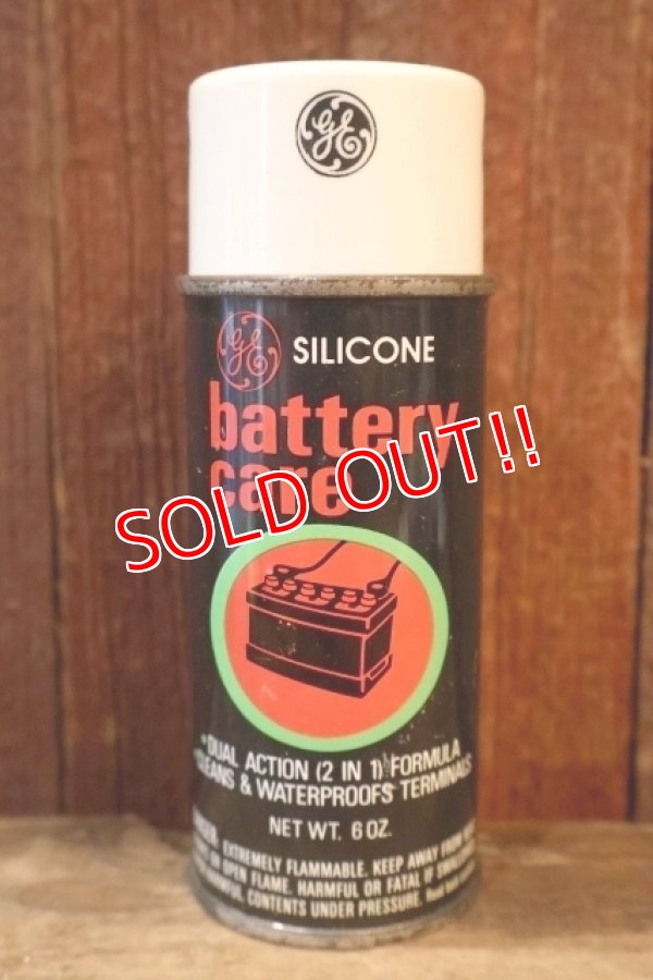 画像1: dp-260401-04 GENERAL ELECTRIC 1970's SILICONE battery care Spray Can