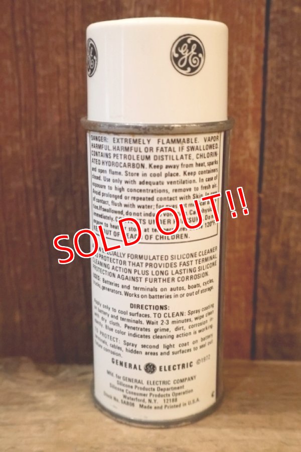画像3: dp-260401-04 GENERAL ELECTRIC 1970's SILICONE battery care Spray Can