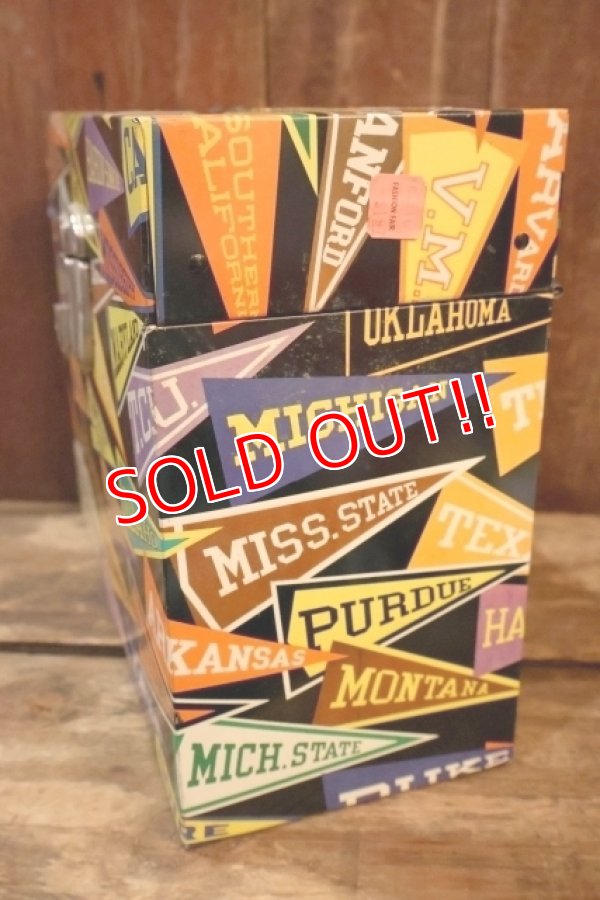 画像4: dp-260401-07 1950's-1960's FILE-A-WAY College Pennant Student Record File Box