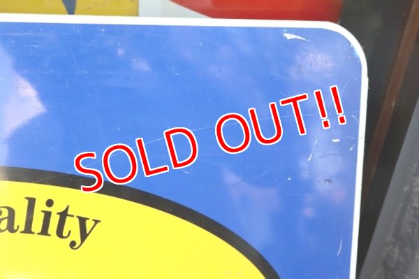 画像10: dp-260401-11 PENNZOIL 1990's W-sided Metal Sign