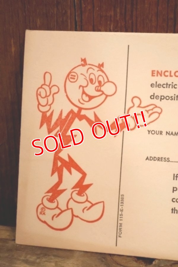 画像2: ct-260401-03 Reddy Kilowatt 1940's-1950's Envelope