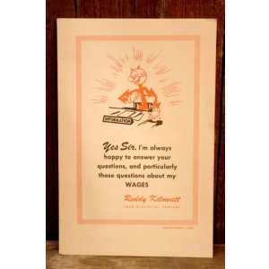 画像: ct-260401-03 Reddy Kilowatt 1950's Your Electric Servant Booklet