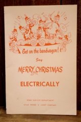 画像: ct-260401-03 Reddy Kilowatt 1950's-1960's Merry Christmas Recipe Book