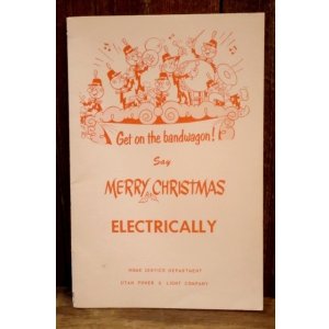 画像: ct-260401-03 Reddy Kilowatt 1950's-1960's Merry Christmas Recipe Book