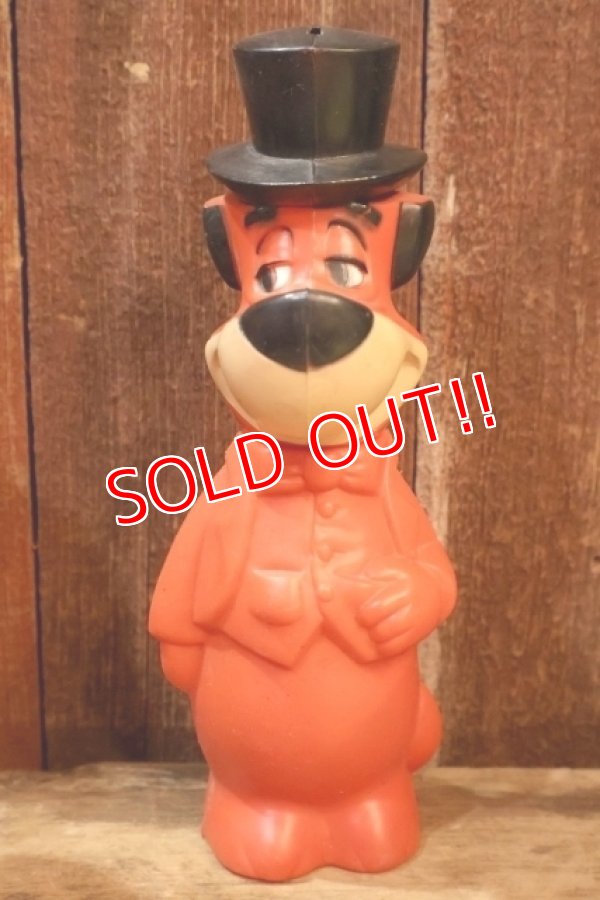画像1: ct-260401-23 Huckleberry Hound / Knickerbocker 1960's Plastic Coin Bank