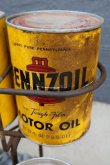 画像9: dp-260417-08 PENNZOIL 1970's ONE U.S. QUART OIL CAN DISPLAY RACK