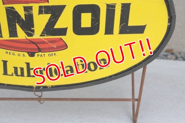 画像4: dp-260417-08 PENNZOIL 1970's ONE U.S. QUART OIL CAN DISPLAY RACK