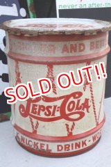 画像: dp-260417-10 PEPSI:COLA 1940's Steel Syrup Can