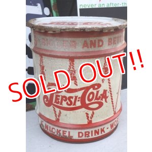画像: dp-260417-10 PEPSI:COLA 1940's Steel Syrup Can