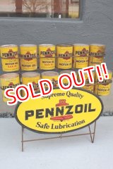 画像: dp-260417-08 PENNZOIL 1970's ONE U.S. QUART OIL CAN DISPLAY RACK