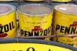画像7: dp-260417-08 PENNZOIL 1970's ONE U.S. QUART OIL CAN DISPLAY RACK