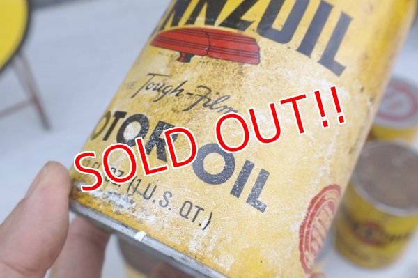 画像10: dp-260417-08 PENNZOIL 1970's ONE U.S. QUART OIL CAN DISPLAY RACK