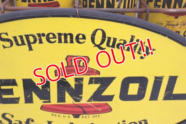 画像3: dp-260417-08 PENNZOIL 1970's ONE U.S. QUART OIL CAN DISPLAY RACK