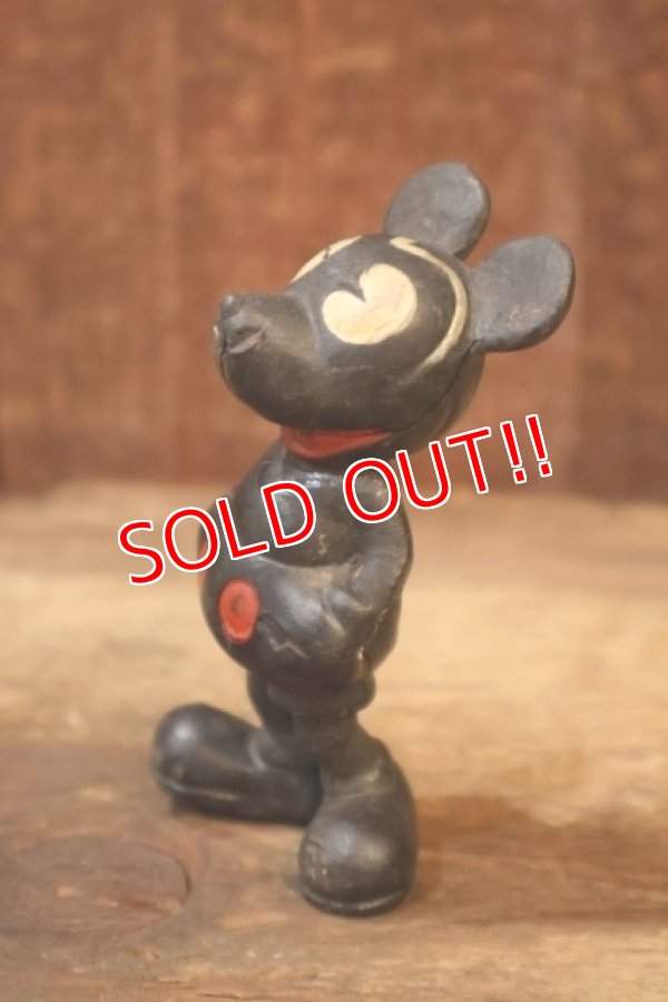 画像2: ct-260322-23 Mickey Mouse / Seiberling 1930's Latex Figure