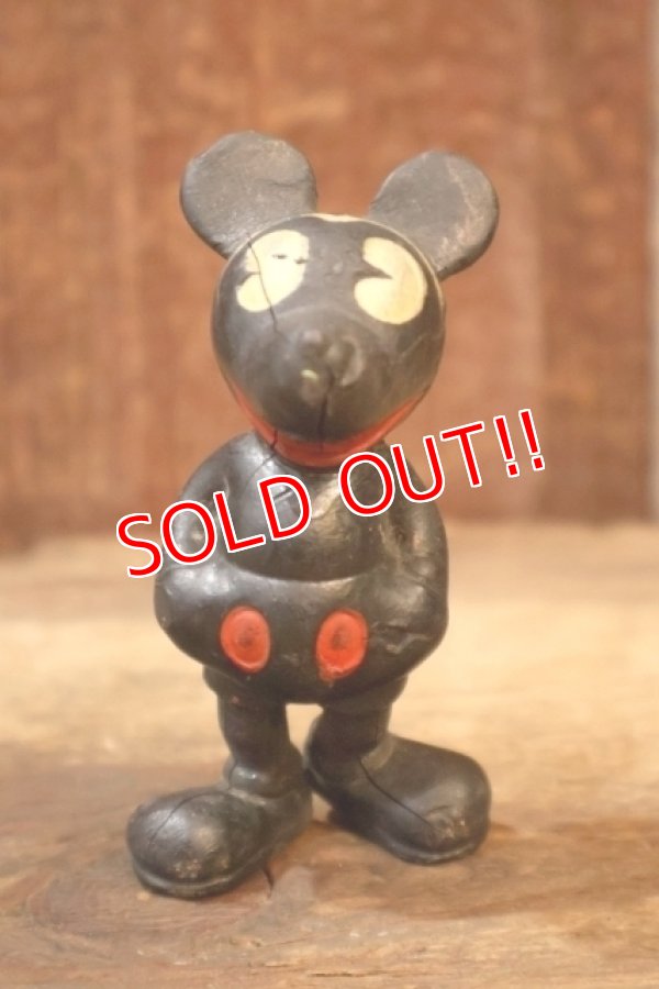 画像1: ct-260322-23 Mickey Mouse / Seiberling 1930's Latex Figure