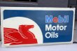 画像1: dp-260417-03 【※店頭ピックのみ】Mobil Motor Oils 1980's〜 Plastic Sign