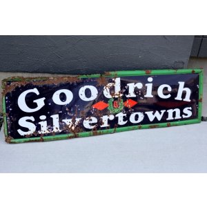 画像: dp-260417-02 Goodrich Silvertowns 1930's-1940's Metal Sign