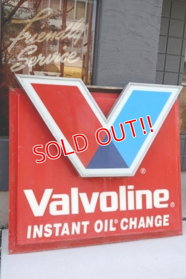 画像1: dp-260417-04 【※店頭ピックのみ】Valvoline 2000's 3-D Large Sign