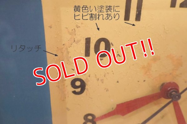 画像8: dp-260401-01 CAT'S PAW CAT-TEX / 1950's Advertising Lighted Clock