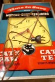 画像27: dp-260401-01 CAT'S PAW CAT-TEX / 1950's Advertising Lighted Clock