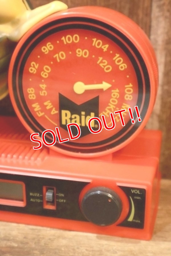 画像3: ct-260401-54 S.C. JOHNSON & SON / Raid Bug 1980's Digital Alarm Clock and Radio