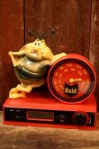 画像1: ct-260401-54 S.C. JOHNSON & SON / Raid Bug 1980's Digital Alarm Clock and Radio