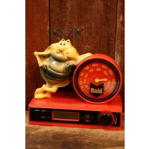 画像: ct-260401-54 S.C. JOHNSON & SON / Raid Bug 1980's Digital Alarm Clock and Radio
