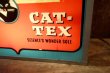 画像5: dp-260401-01 CAT'S PAW CAT-TEX / 1950's Advertising Lighted Clock