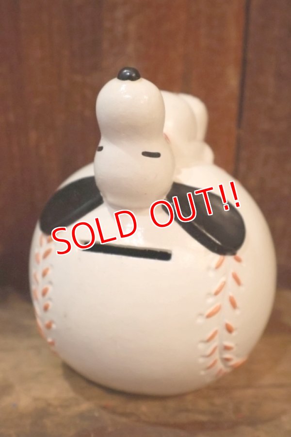 画像4: ct-260325-39 Snoopy / Determined 1976 Bank "Baseball"