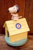 画像1: ct-260401-07 Snoopy / Schmid 1970's Flying Ace Musical Doghouse