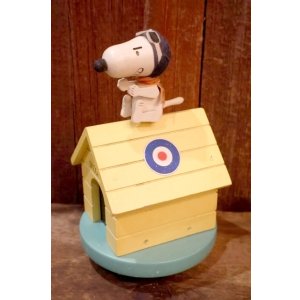 画像: ct-260401-07 Snoopy / Schmid 1970's Flying Ace Musical Doghouse