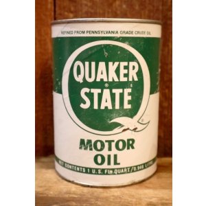 画像: dp-230901-120 QUAKER STATE 1980's ONE U.S. QUART MOTOR OIL CAN