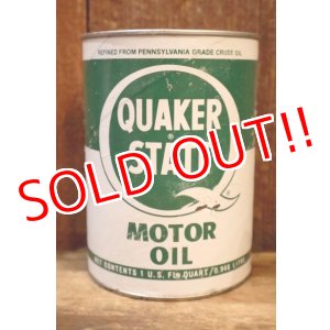 画像: dp-230901-120 QUAKER STATE 1980's ONE U.S. QUART MOTOR OIL CAN