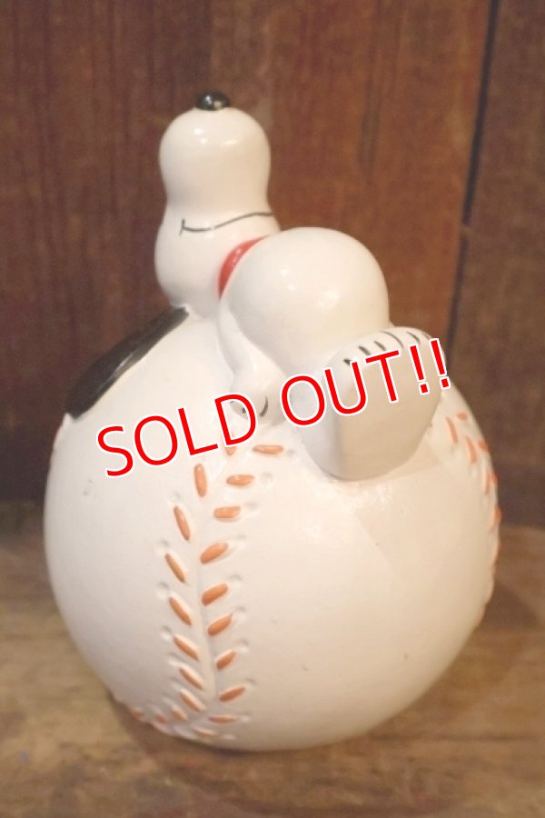 画像3: ct-260325-39 Snoopy / Determined 1976 Bank "Baseball"