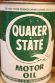 画像2: dp-230901-120 QUAKER STATE 1980's ONE U.S. QUART MOTOR OIL CAN