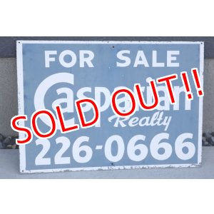 画像: dp-260424-09 Casparian Realty "FOR SALE "Metal Sign