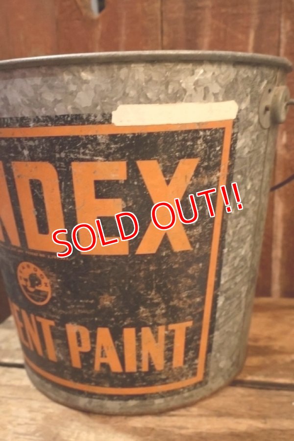画像3: dp-260424-02 BONDEX CEMENT PAINT / 1950's Galvanized Bucket