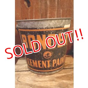 画像: dp-260424-02 BONDEX CEMENT PAINT / 1950's Galvanized Bucket