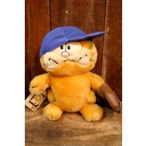 画像: ct-260325-19 Garfield / DAKIN 1980's Plush Doll "Baseball Hero"