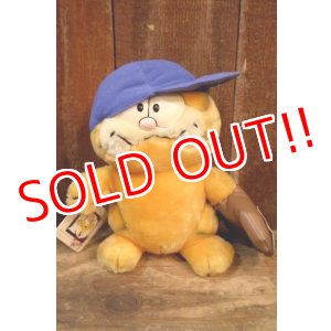 画像: ct-260325-19 Garfield / DAKIN 1980's Plush Doll "Baseball Hero"