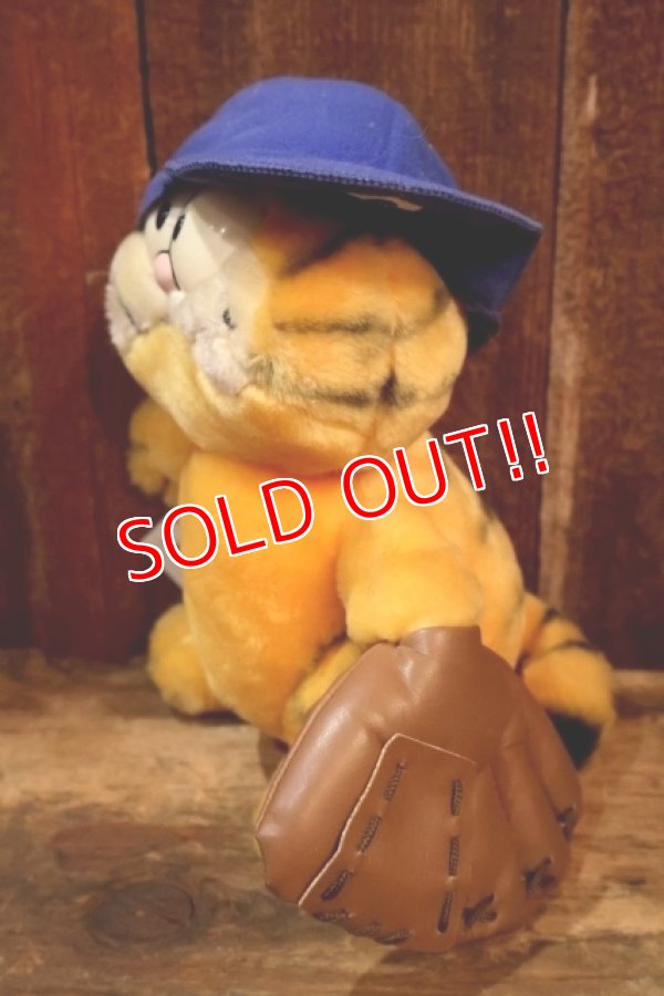 画像4: ct-260325-19 Garfield / DAKIN 1980's Plush Doll "Baseball Hero"