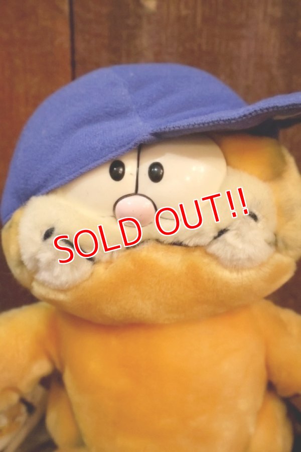 画像2: ct-260325-19 Garfield / DAKIN 1980's Plush Doll "Baseball Hero"