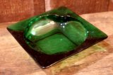 画像: dp-260204-60 Anchor Hocking Forest Green 1950's-196's Glass Ashtray