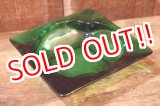 画像: dp-260204-60 Anchor Hocking Forest Green 1950's-1960's Glass Ashtray