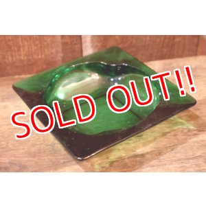 画像: dp-260204-60 Anchor Hocking Forest Green 1950's-1960's Glass Ashtray