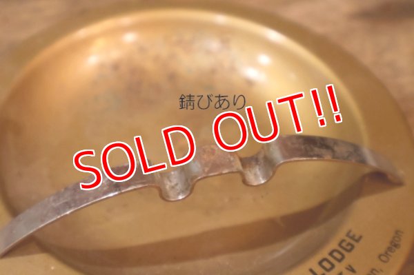 画像4: dp-260204-60 1950's Metal Ashtray "BLUE MOUNTAIN LODGE"