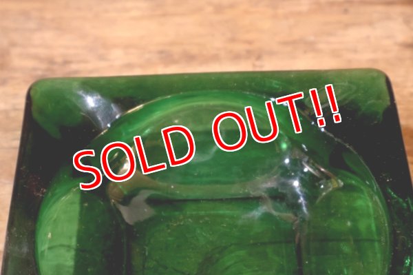 画像3: dp-260204-60 Anchor Hocking Forest Green 1950's-1960's Glass Ashtray