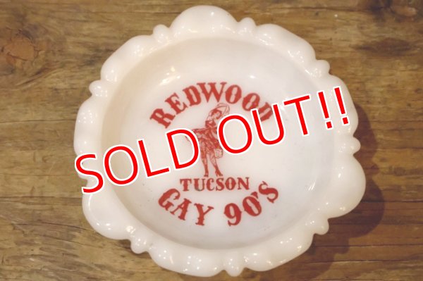 画像1: dp-260204-60 REDWOOD GAY 90's TUCSON 1960's Glass Ashtray